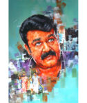 Mohanlal Acrylic on Canvas 20*30